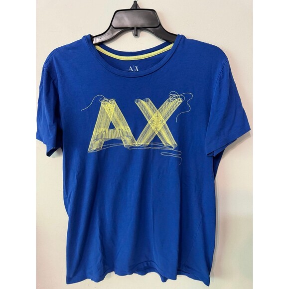 Armani Exchange Blue tee slim fit medium - Picture 1 of 3